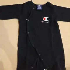 Champion ブラックロンパース 50-60