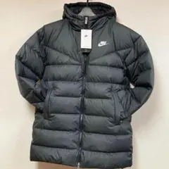 ナイキ ダウンジャケット ウィンドランナー ダウンコート ベンチコート 黒色 M