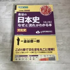 金谷の日本史 なぜと流れがわかる本 文化史 改訂版のサムネイル