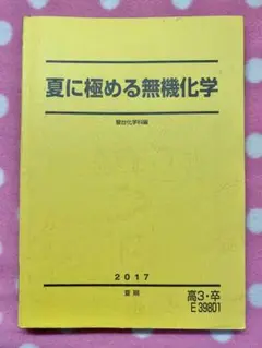 駿台 夏に極める無機化学