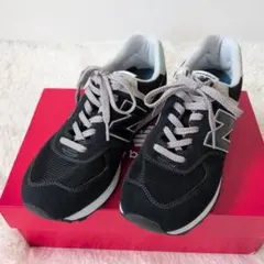 New Balance 574 ブラック スニーカー
