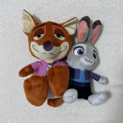 ズートピア　ペアぬいぐるみ