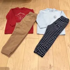 UNIQLO フリースパジャマ　110 100ミッキー　ドラえもん