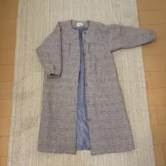 Wacoal ile Saint-Louis チェック柄ロングコート Mのサムネイル
