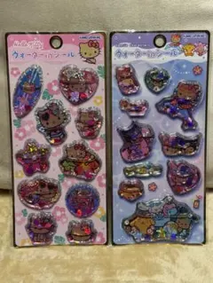 【正規品】ウォーターインシール 日焼けキティ サンリオ　キャラクター　2点