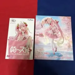 初音ミク　桜ミク ぬーどるストッパー AMP＋　フィギュア　2個セット