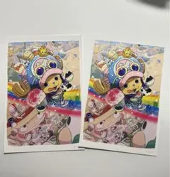 ONE PIECE 特典 ワンピース チョッパー 麦わらストア原宿 ポストカード