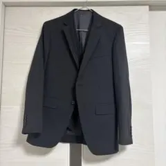 ダークグレー ストライプ ビジネススーツ 3点セット