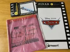 ハッピーくじ　ピクサー　カーズ　セット　K J L キーホルダー　ポーチ