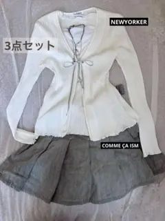 ニューヨーカー トップス スカート Y2K 3点セット ホラゲ 00s