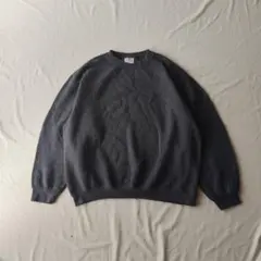 古着　pluma　スウェット　ラッセル　ブランク　無地　90s　00s