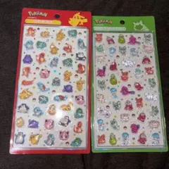 ポケモン ミニバブルシール 2シートセット