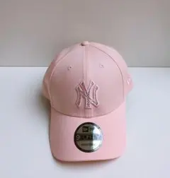 ニューエラ　9FORTY　ヤンキース　ラインストーン　ピンクレモネード