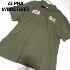 ALPHA INDUSTRIESアルファインダストリーズ半袖ミリタリーポロシャツのサムネイル