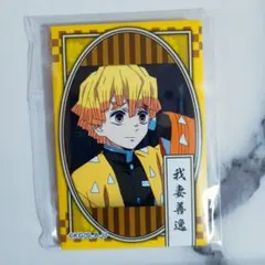鬼滅の刃/我妻善逸/スクエア缶バッジ 1つ