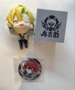 ヒプマイ　伊弉冉一二三　ひっかけフィギュア　カプセル缶バッチ