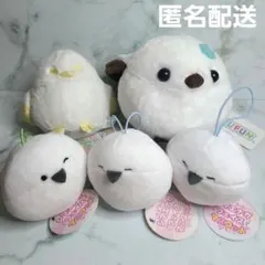 シマエナガ　5セット　ふくふくシマエナガ　雪の妖精　ぬいぐるみ　マスコットのサムネイル