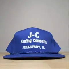 80s-90s デッドストックJ-C ロープキャップ 企業ロゴ
