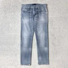 ユニクロ　スリムフィットジーンズ　W32(82cm) ライトブルー　L相当
