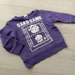 eab/前後プリントトレーナートップス