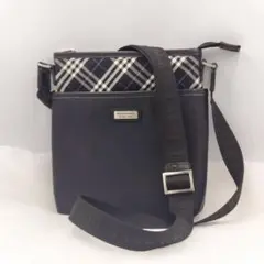 【極美品✨ 】バーバリーブラックレーベル　ショルダーバッグ　ブラック BURBERRY BLACK LABEL】バーバリーブラックレーベル『ショルダーバッグ