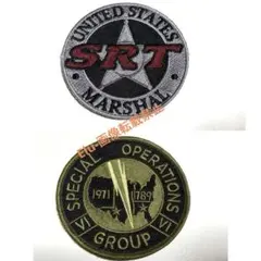 US MARSHAL SOG SRT ベルクロパッチ セット レプリカ