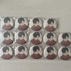 ハイキュー 和紙缶バッジ 黒尾鉄朗　14点