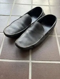PRADA 黒レザー スリッポン