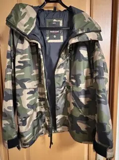 GAP 迷彩フード付き ミリタリージャケット M