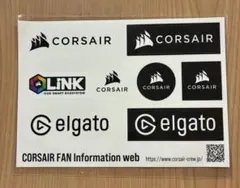 東京ゲームショウ2023 CORSAIR ステッカーシート