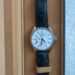 美品 セイコー プレザージュ 琺瑯ダイヤル スイープセコンド