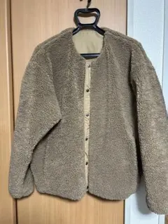 PLST ボアフリースノーカラーブルゾンリバーシブル Lサイズ