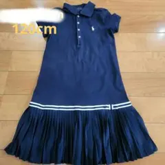 ⭐Ralph Lauren ラルフローレン⭐半袖 ワンピース 紺 120cm