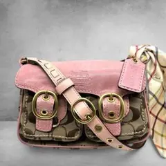 Coach Pink Y2K Buckle Shoulder Bag 2732