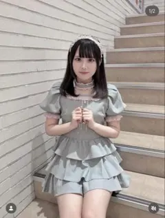 イコラブ 大谷映美里 みりにゃ エプロン フリルエプロン メイド