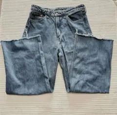 H&M &DENIM ウルトラハイウエスト ワイドデニム パンツ