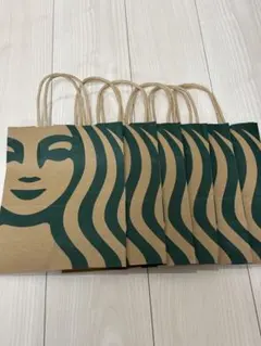 [300円市]6枚セット スタバ スターバックス Starbucks 紙袋