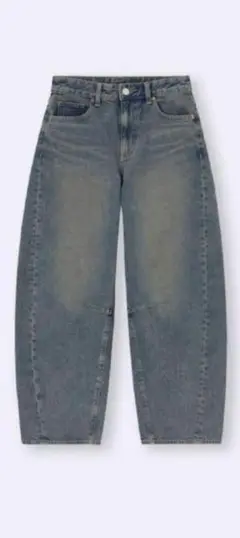 GU バレルレッグジーンズ　67blue XXL