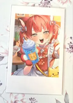 CRAZY RACCOON CRストア チェキ カード セルフィ 赤見かるび