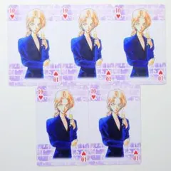 ベルモット5点セットB　原作絵　トランプ　名探偵コナン展　台湾限定　♡10