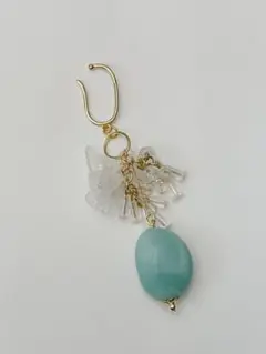 アクアグリーン イヤーフック