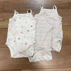 NEXT ベビー肌着 3枚セット 星柄 ストライプ