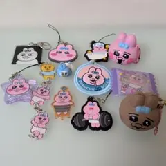 【14点】おぱんちゅうさぎ グッズ まとめ売り アクスタ・スクイーズ 他