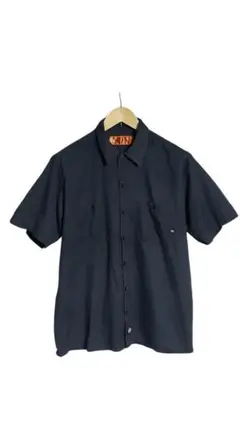 Dickies ワークシャツ 半袖 ブラック Lサイズのサムネイル