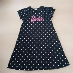 ドット柄 半袖ワンピース