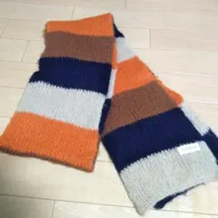 【最終値下￥1990→￥500】VertDense ストライプ ニットマフラー