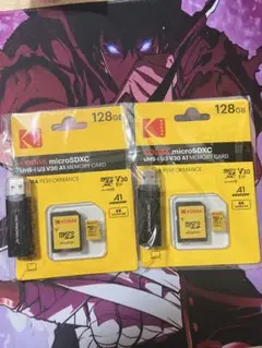 KODAK microSDXC 128GB UHS-I U3 V30 A1 2枚