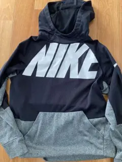 Nike DRI-FIT フード付きトレーナー L 黒/グレー