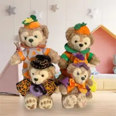 ダッフィー ハロウィン ぬいぐるみ 4体セット