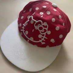 ハローキティ 水玉キャップ